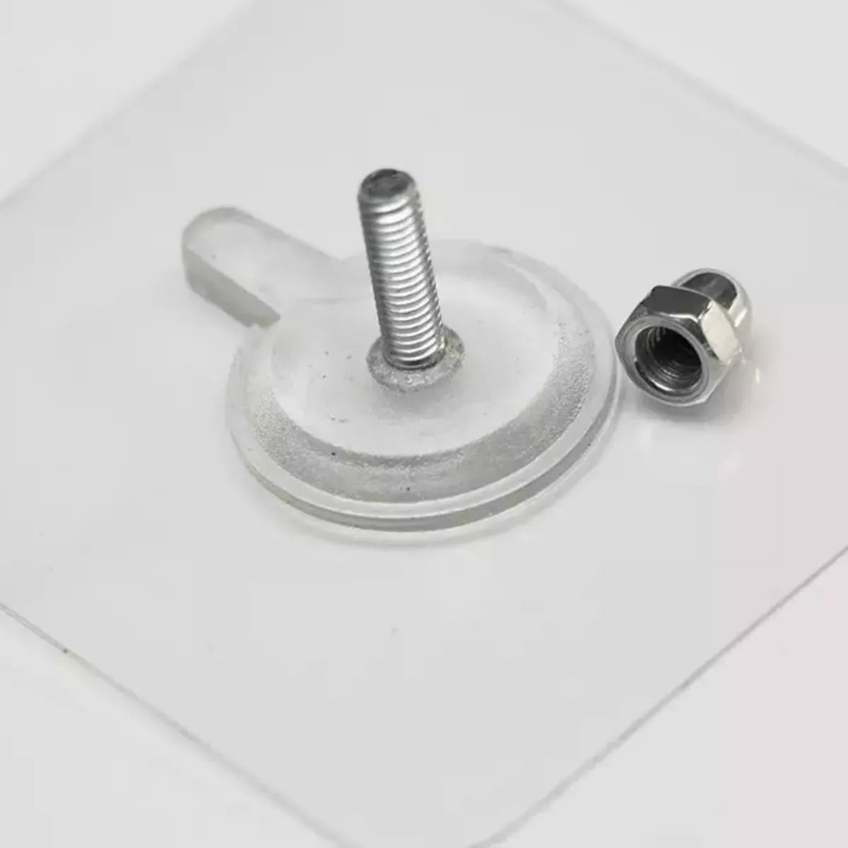 GANCHOS ADHESIVOS CON TUERCA