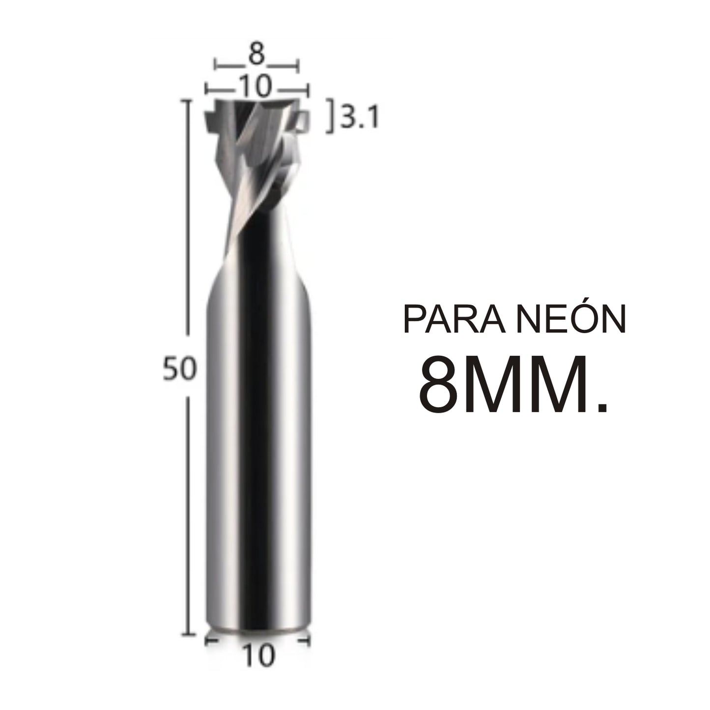 fresa ranura para neón led segunda generación