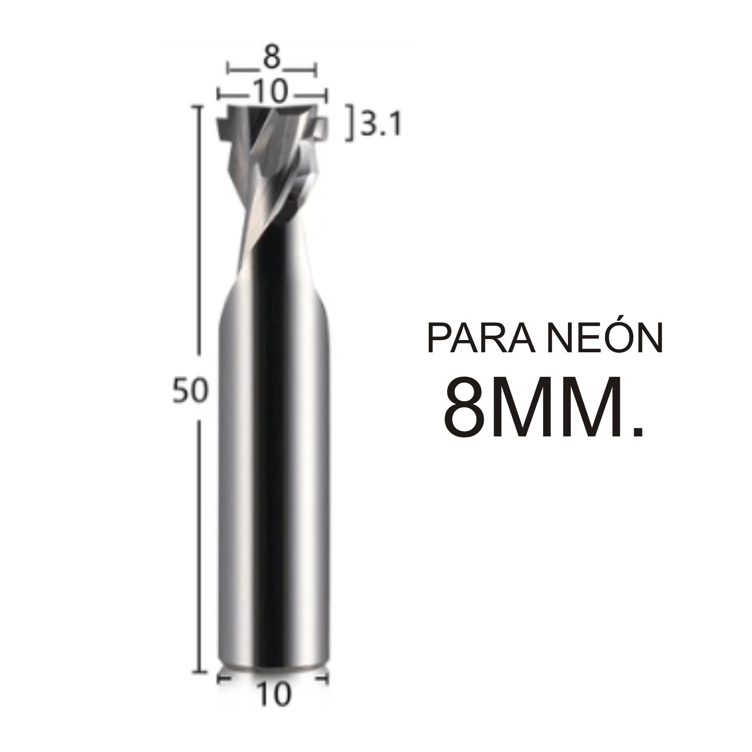 fresa ranura para neón led segunda generación