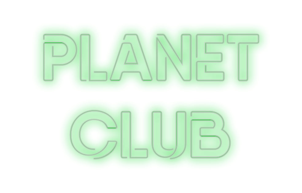 Tu neón personalizado PLANET
CLUB